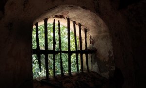 Old prison window