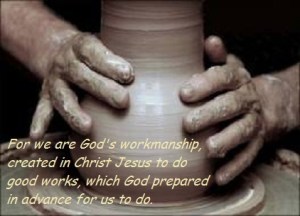 THERE IS SUFFERING ON THE WHEEL BUT GREAT REWARD IN THE POTTER'S HAND.