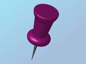 purple pushpin