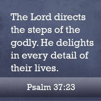 the Lord directs our steps